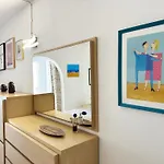 公寓 Spacious Art With Large Terrace, Relaxing Ocean View, Near Beaches